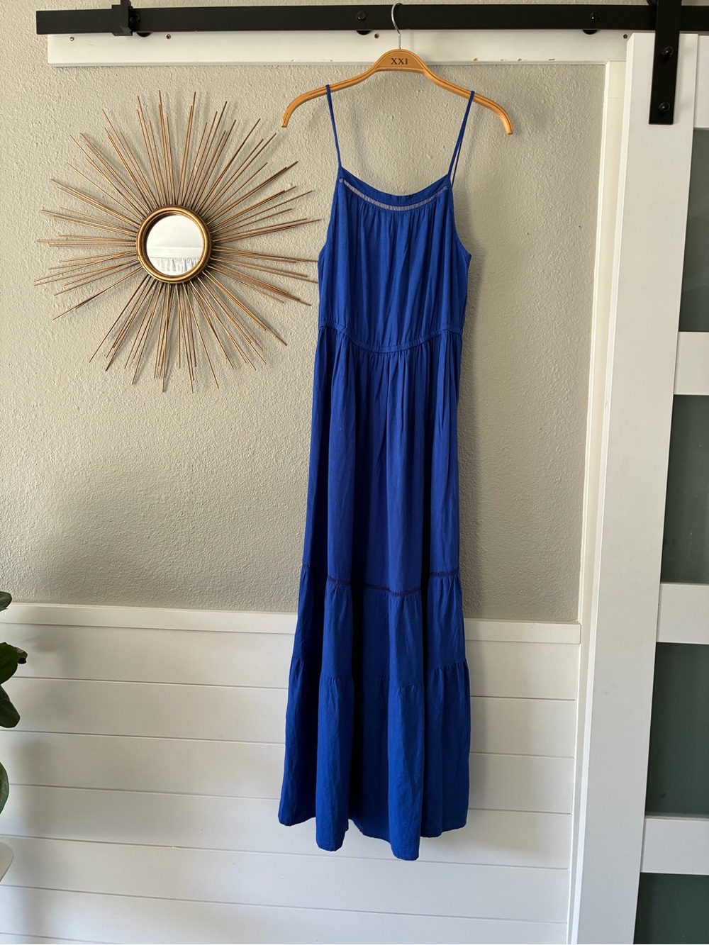 HEIMISH USA Royal Blue Spaghetti-Strap Maxi Dress